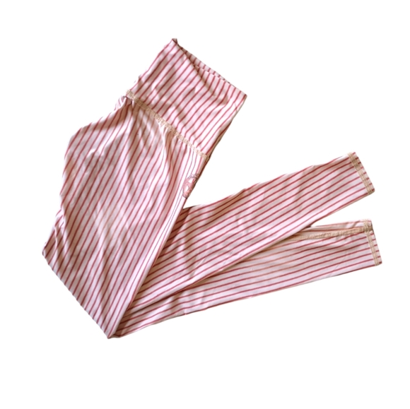 teeki Boutique Red Striped Leggings with Sheriff Star - Picture 3 of 7